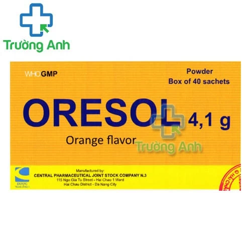 Oresol 4,1g TW3 - Thuốc điều trị mất nước và điện giải